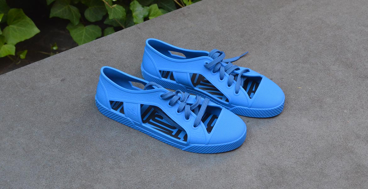 Vivienne westwood melissa outlet blue shoes